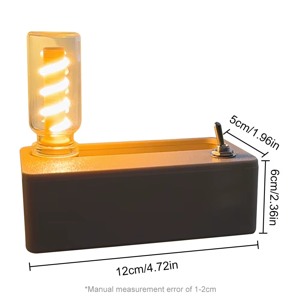 Press Lever Ejection Night Light Mechanical Flip Flexible Light Ornament Stress Relief Magnetic Suction Lamp for Outdoor Camping
